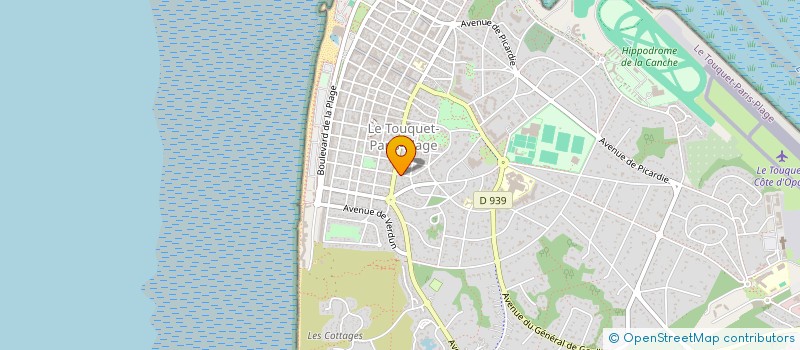 localisation de l'entreprise SCI LA BOISSERIE à LE TOUQUET-PARIS-PLAGE