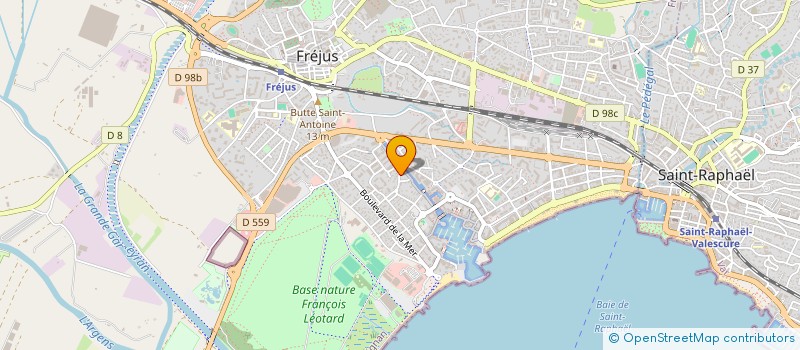 localisation de l'entreprise SCI LA BOISSIERE à FREJUS