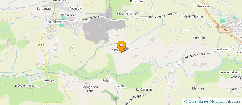 localisation de l'entreprise SCI LA BOISSIERE  PLONEIS