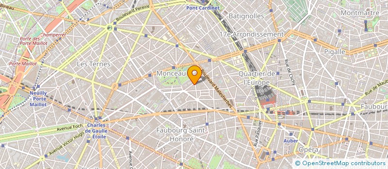 localisation de l'entreprise SCI LA BOISSIERE H 8  PARIS