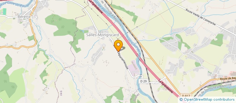 localisation de l'entreprise SCI LA BOISSONNERIE  SALLES-MONGISCARD