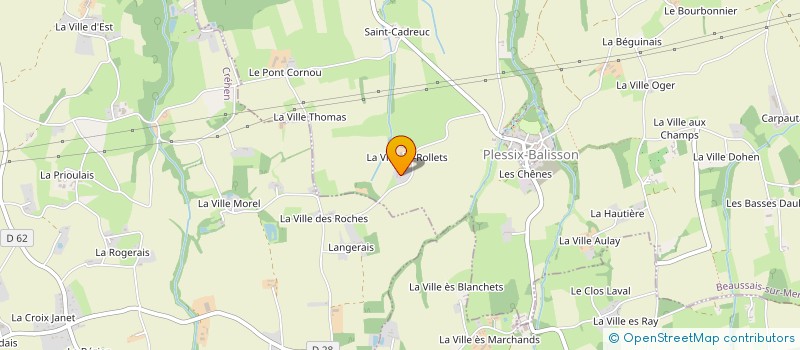 localisation de l'entreprise SCI LA BOITARDAIS  BEAUSSAIS-SUR-MER