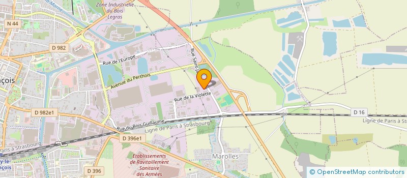 localisation de l'entreprise SCI LA BOITE  MAROLLES