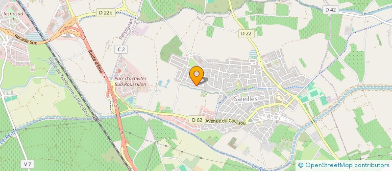 localisation de l'entreprise SCI LA BOLINETTE  SALEILLES
