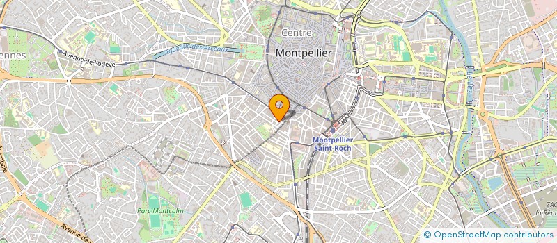 localisation de l'entreprise SCI LA BOMBARDE à MONTPELLIER