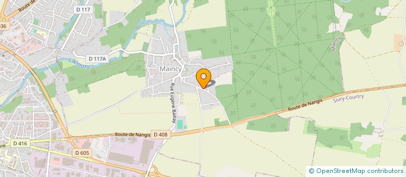 localisation de l'entreprise SCI LA BOMBONNIERE  MAINCY