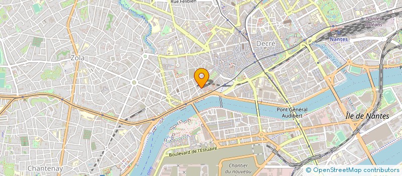 localisation de l'entreprise SCI LA BONAN CORP à NANTES
