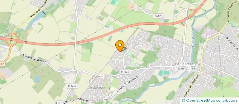 localisation de l'entreprise SCI LA BONARDIERE  LA SALVETAT-SAINT-GILLES