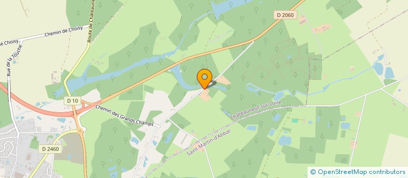 localisation de l'entreprise SCI LA BONDELIERE 168  CHATEAUNEUF-SUR-LOIRE