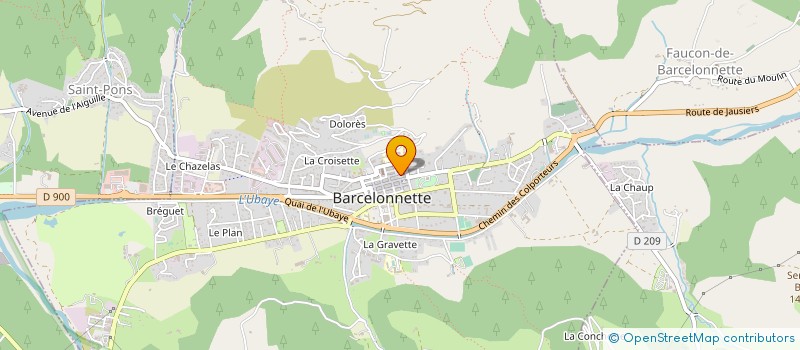 localisation de l'entreprise SCI LA BONETTE à BARCELONNETTE