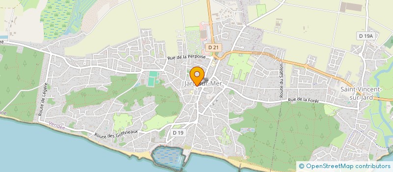 localisation de l'entreprise SCI LA BONITE à JARD-SUR-MER