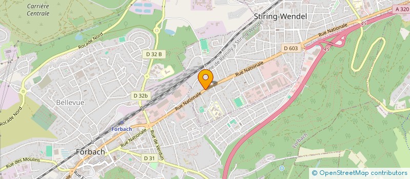 localisation de l'entreprise SCI LA BONNE AUBERGE  STIRING-WENDEL