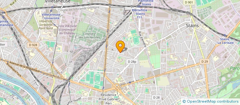 localisation de l'entreprise SCI LA BONNE CHANCE à PIERREFITTE-SUR-SEINE