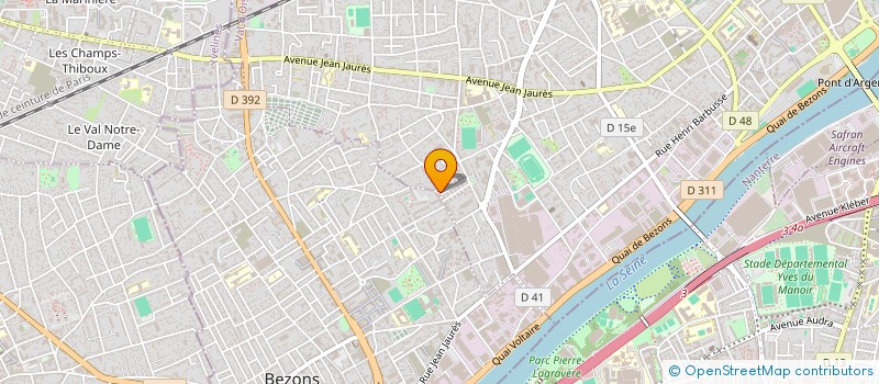 localisation de l'entreprise SCI LA BONNE ETOILE  ARGENTEUIL