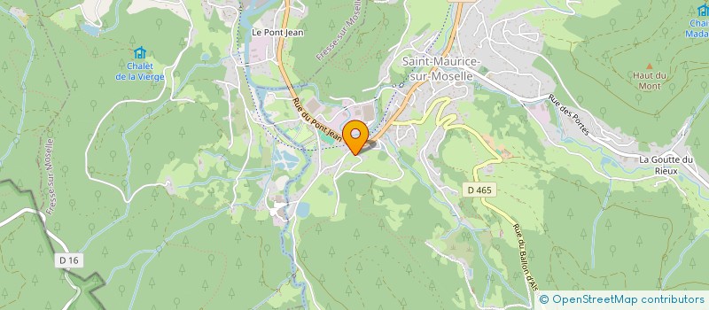 localisation de l'entreprise SCI LA BONNE ETOILE  SAINT-MAURICE-SUR-MOSELLE