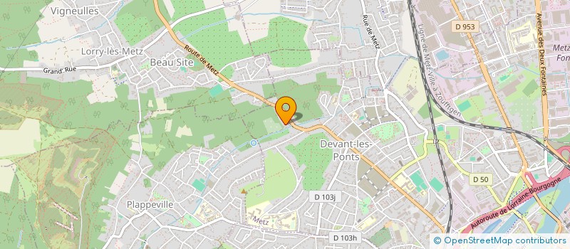 localisation de l'entreprise SCI LA BONNE FONTAINE  METZ
