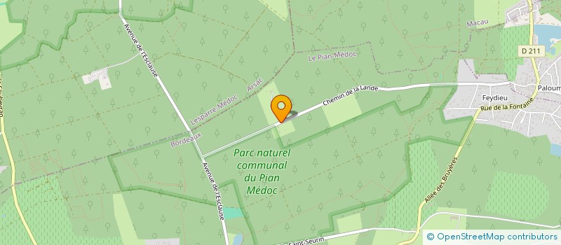 localisation de l'entreprise SCI LA BONNE MAISON  LE PIAN-MEDOC