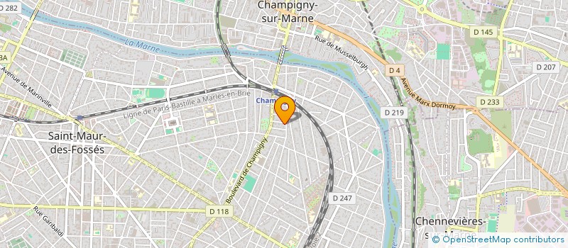 localisation de l'entreprise SCI LA BONNE PIOCHE à SAINT-MAUR-DES-FOSSES