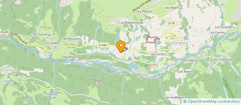 localisation de l'entreprise SCI LA BONNETTINE à ORCIERES