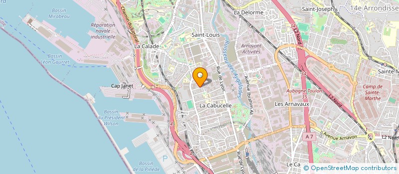 localisation de l'entreprise SCI LA BONOISE à MARSEILLE