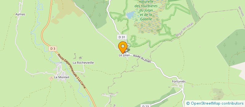 localisation de l'entreprise SCI LA BONTE à SEGUR-LES-VILLAS