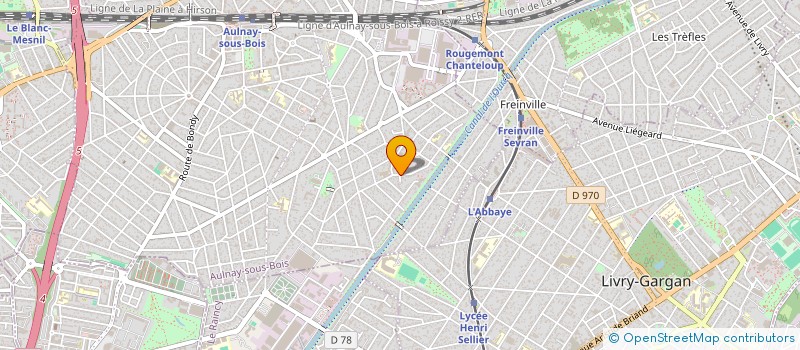 localisation de l'entreprise SCI LA BORDE à AULNAY-SOUS-BOIS