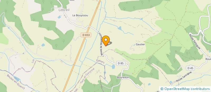 localisation de l'entreprise SCI LA BORDE GRANDE  MONTCUQ-EN-QUERCY-BLANC