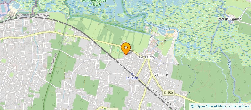 localisation de l'entreprise SCI LA BORDELAISE  LE TEICH