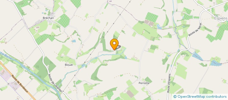 localisation de l'entreprise SCI LA BORDENEUVE DU CAMUS  NERAC