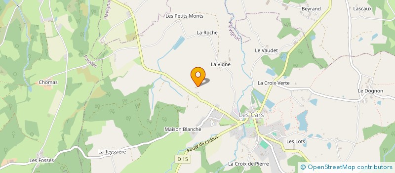 localisation de l'entreprise SCI LA BORIE à LES CARS