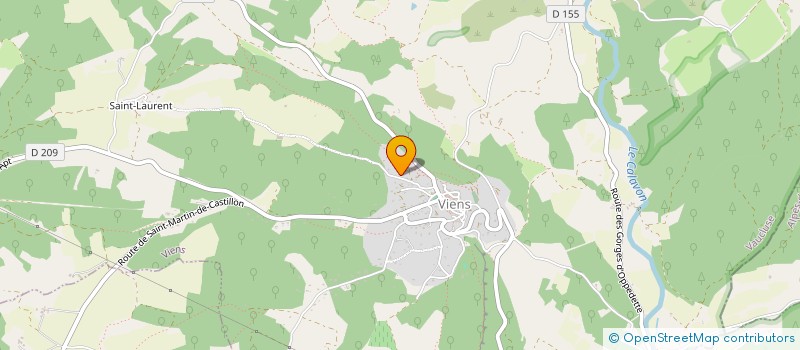 localisation de l'entreprise SCI LA BORIE  SAINT-MARTIN-DE-CASTILLON