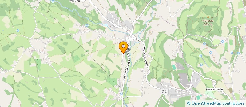 localisation de l'entreprise SCI LA BORIE BASSE  CORN