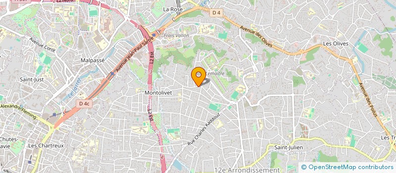 localisation de l'entreprise SCI LA BORIE DU BAILE à MARSEILLE