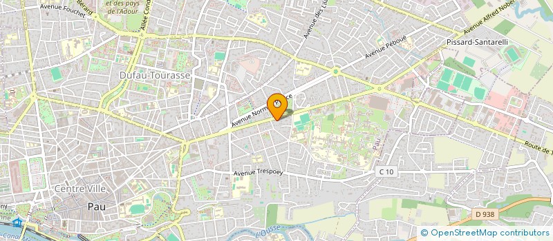 localisation de l'entreprise SCI LA BORIE HAUTE à PAU