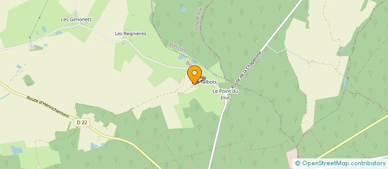 localisation de l'entreprise SCI LA BORNE D'HENRICHEMONT  HENRICHEMONT