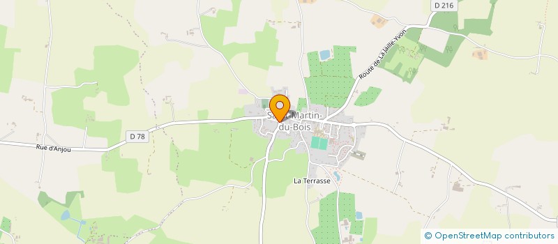 localisation de l'entreprise SCI LA BOSCOVIENNE à SEGRE-EN-ANJOU BLEU