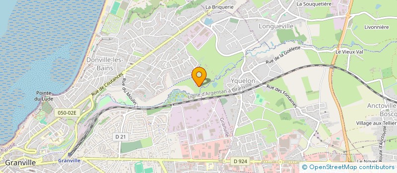 localisation de l'entreprise SCI LA BOSCQUINE  DONVILLE-LES-BAINS