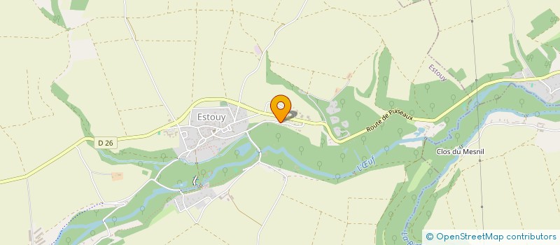 localisation de l'entreprise SCI LA BOSSARDIERE à ESTOUY