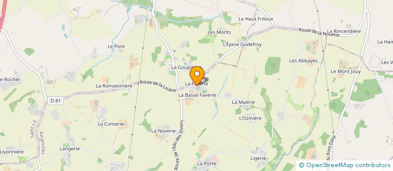 localisation de l'entreprise SCI LA BOSSELEE  BRECEY