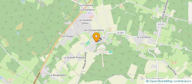 localisation de l'entreprise SCI LA BOSSERIE  PARIGNE LE POLIN