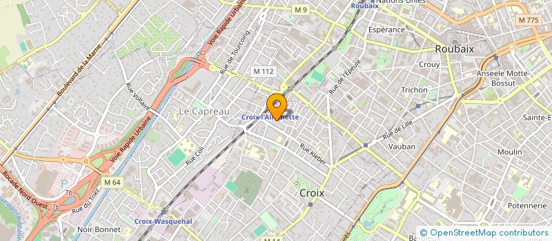 localisation de l'entreprise SCI LA BOTANIQUE à CROIX