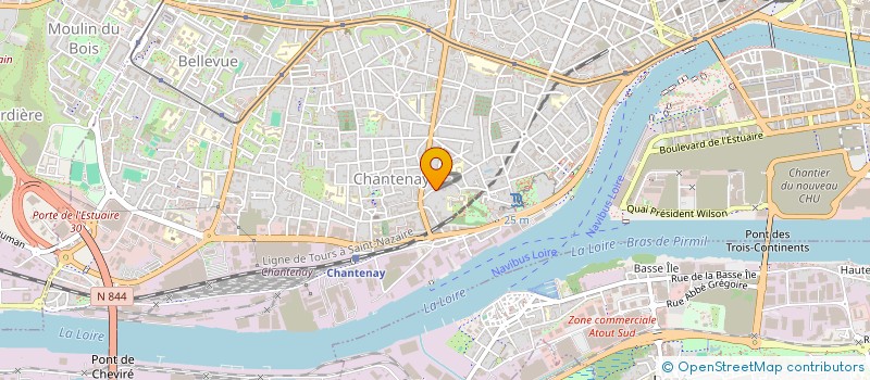 localisation de l'entreprise SCI LA BOTTE D ASPERGES à NANTES