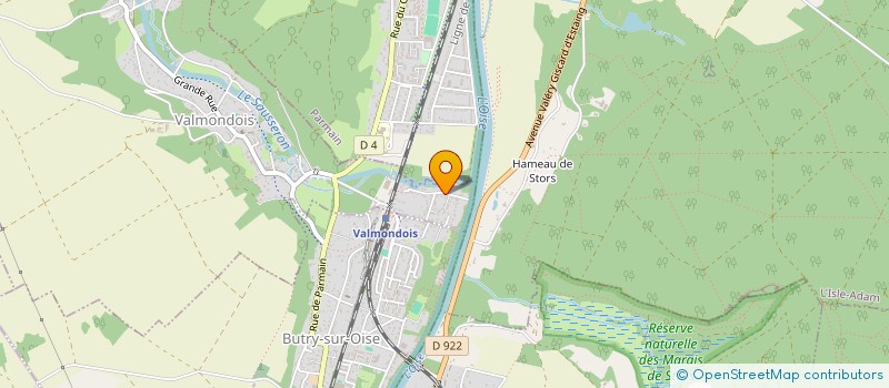 localisation de l'entreprise SCI LA BOTTE ROUGE  VALMONDOIS