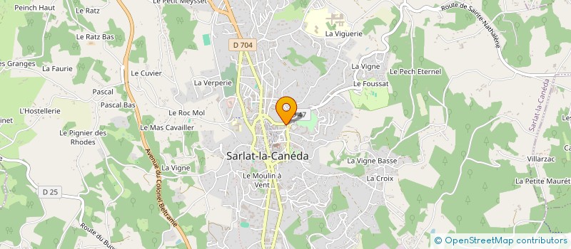 localisation de l'entreprise SCI LA BOUCARIE à SARLAT-LA-CANEDA
