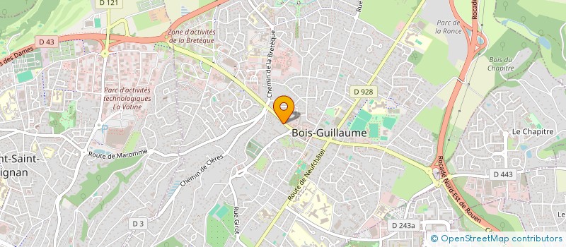 localisation de l'entreprise SCI LA BOUCHARDIERE à BOIS-GUILLAUME