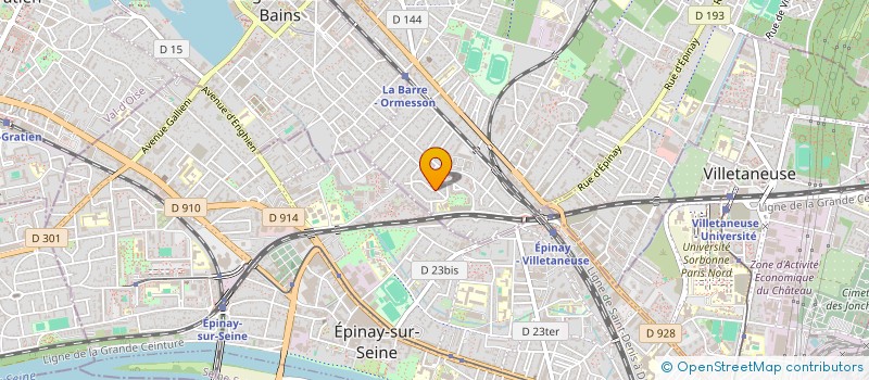 localisation de l'entreprise SCI LA BOUCHERIE  DEUIL-LA-BARRE