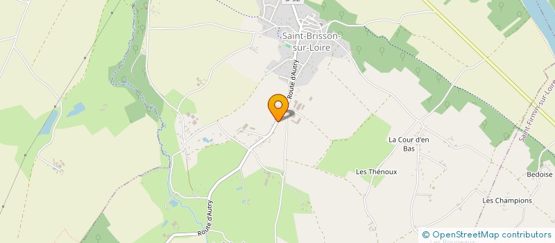 localisation de l'entreprise SCI LA BOUCHEROTTE  SAINT-BRISSON-SUR-LOIRE