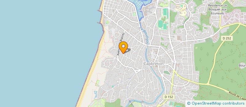 localisation de l'entreprise SCI LA BOUCHKIRI à CAPBRETON