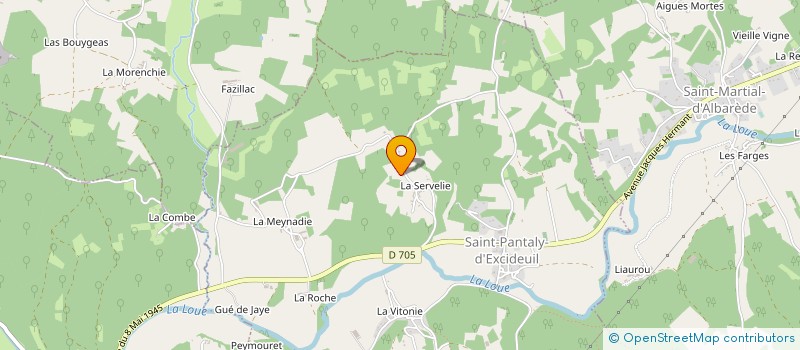 localisation de l'entreprise SCI LA BOUDELIE  SAINT-GERMAIN-DES-PRES