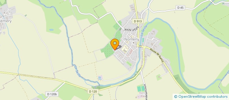 localisation de l'entreprise SCI LA BOUDIERE  NOMENY